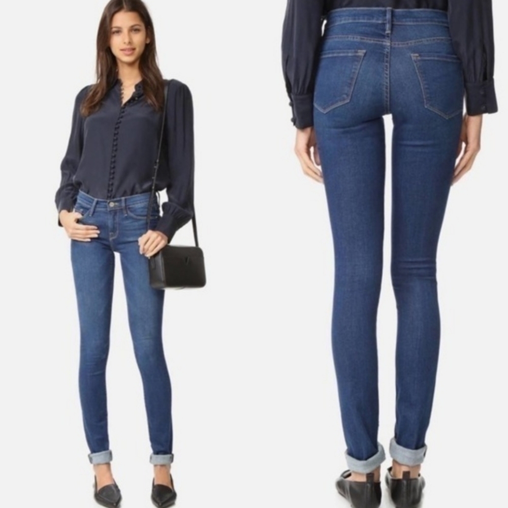 Frame Columbia Road Forever Karlie High-Rise Skinny Jeans 26